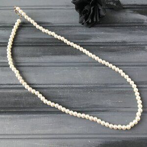 Vintage Faux Pearl Necklace